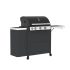 Barbecook BC-GAS-2037 Stella 3221 grătar pe gaz cu depozitare, arzător lateral, sticlă de gaz cu depozitare, 174x59x119cm