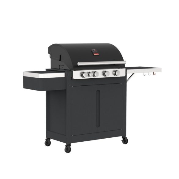 Barbecook BC-GAS-2038 Stella 4311 grill pe gaz, cu spațiu de depozitare, arzător lateral cu infraroșu, 174x59x119cm