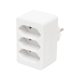 Home NV 23/WH prelungitor rețea, 3 prize EURO cu protecție pentru copii, max. 3 x 500 W, alb