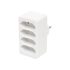 Home NV 24/WH prelungitor rețea, 4 prize EURO cu protecție pentru copii, max. 4 x 500 W, alb
