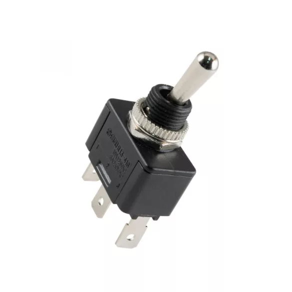 Home ST 22 comutator basculant, 1 circuit - 3 poziții, 250 V, 6 A, negru