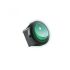 Home AKV 02 comutator basculant cu lumină, 1 circuit - 2 poziții, 12 V, verde, rotund