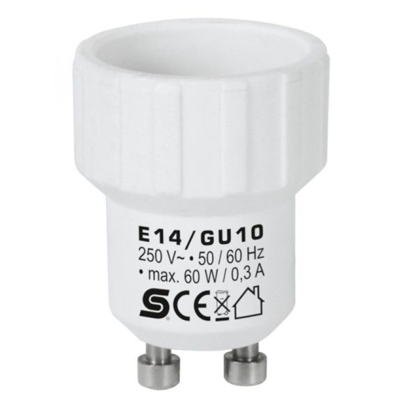 Adaptor pentru soclu E14/GU10, max. 0,3 A