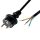 Home N 8-3/1,5 cablu de alimentare, 3 m, H05RR-F3G1,5mm2 cu cablu de cauciuc, conector IP44, cu împământare, max.3680W, negru