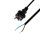 Cablu de alimentare rețea Home N 10-3/1,0, 3 m, cauciuc H05RN-F 2 x 1,0 mm2, protecție IP44, max. 2300W, negru