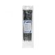 Bandă de cablu Home CT 250/4,8/B, 4,8 mm lățime, 250 mm lungime, 25 buc, negru