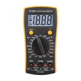   Home VC 830L multimetru digital, măsurare tensiune continuă, tensiune alternativă, curent continuu, rezistență, reținere valori măsurate