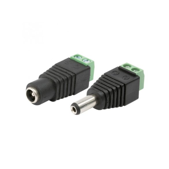 Home DC 2CS, cuplu de conectori DC cu terminal, 3A, 36W, cablu 0,5-1 mm²
