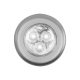 Home GL 03 iluminare mobilier, 3 LED-uri, alb rece, cu buton, suprafață autoadezivă
