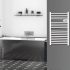 Home FKTW 501 uscător de prosoape electric de perete, 500W, LCD, alb