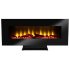 Home FKK 24 șemineu electric decorativ montabil pe perete sau cu suport, 900W/1800W, program săptămânal, telecomandă, negru