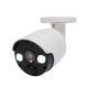 Home HSK 140 cameră falsă de exterior cu lampă, aspect realist, lumină roșie, dublă lampă LED cu senzor de mișcare și lumină, alimentare pe baterii