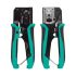 Home CP-342 UTP-RJ45-8P8C clește de sertizare rapidă, pentru mufe cu capăt deschis, închidere de siguranță, rapid