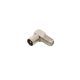 Adaptor Home FF 18P, conector coaxial-F, metalic, șurubabil, design unghiular