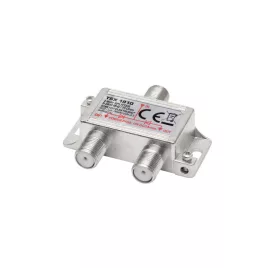   Distribuitor Home TSX 1910 F, calitate profesională HQ, 75 Ohm, IP44, construcție din aliaj de zinc, 5-2400 MHz, 2 căi, 1 intrare, 2 ieșiri