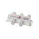 Distribuitor Home TSX 1913 F, calitate profesională HQ, 75 Ohm, IP44, construcție din aliaj de zinc, 5-2400 MHz, 4 căi, 1 intrare, 4 ieșiri