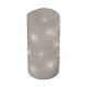 Home MLF 26/WH șir de lumini micro LED, 2 m / 20 micro LED-uri alb rece, lumină constantă, fir transparent, programabil, pe baterii tip pastilă