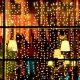 Home KIN 294C/WW perdea luminoasă LED, 2x1,4 m / 294 LED-uri alb cald, cablu alb, lumină constantă, adaptor de rețea, pentru interior și exterior