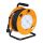 Tambur cablu Home HJR 10-25/2,5, 25 m, bază metalică, IP44, cablu de cauciuc H05RR-F 3G 2,5 mm2, max. 3600 W, 4 prize cu capac de protecție, împământare