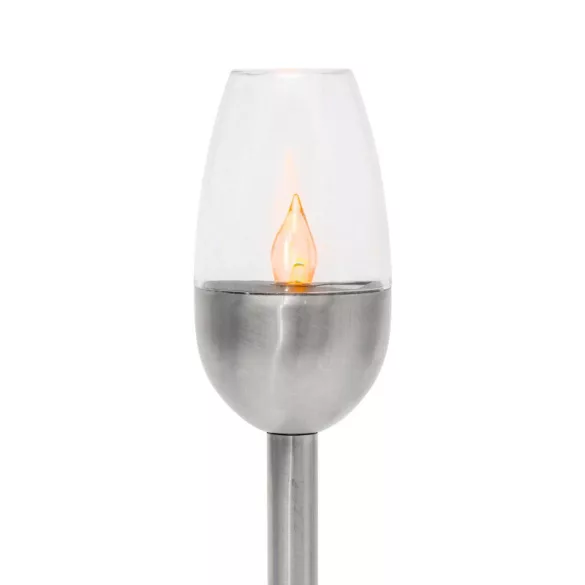 Lampa solară de grădină Home MX816, display de 12 buc., plastic, 1 LED alb cald, pentru exterior și interior