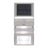 Home FLP30SOLAR lampă LED solară, 30 lm, senzor de mișcare PIR, 3-5m, 2 LED-uri SMD alb rece, economisire energie, metal + plastic