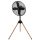 Ventilator metalic de podea Home SF45, 60 W, 45 cm diametru nominal al palelor, 4 pale, 3 trepte, oscilație, înălțime și unghi de înclinare ajustabile