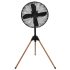 Ventilator metalic de podea Home SF45, 60 W, 45 cm diametru nominal al palelor, 4 pale, 3 trepte, oscilație, înălțime și unghi de înclinare ajustabile
