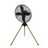 Ventilator metalic de podea Home SF45, 60 W, 45 cm diametru nominal al palelor, 4 pale, 3 trepte, oscilație, înălțime și unghi de înclinare ajustabile