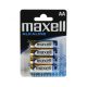 Maxell LR6 baterii AA, alcaline, tip creion, 1,5V, 4 buc/pachet