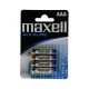 Maxell LR03 baterii AAA, alcaline, mini creion, 1,5V, 4 buc/pachet