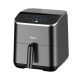 MIDEA MAD55005APKH Air Fryer, friteuză cu aer cald, coș de 4,6 l, vas de 5,7 l, 1500 W, timer de 60 min, temperatură de 200 °C, detașabil