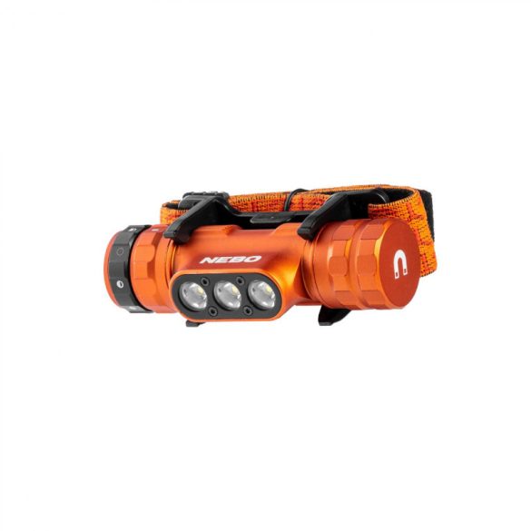 NEBO NEB-HLP-1006-G Master Series HL1000 lanternă frontală, 1000 lm - 30 lm, 138 m, 5 funcții, IP67, magnetică, USB-C