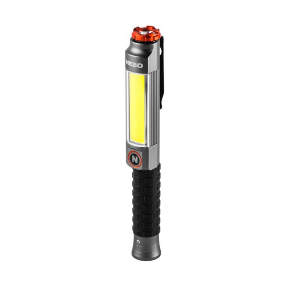 NEBO NE1041 Big Larry 3, lanternă și lampă de lucru, 600 lm - 40 lm, clemă de curea, magnetică, Direct-to-Red