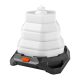 NEBO NEB-LTN-1008-G lampă, GALILEO™ AIR 500, 500 lm - 20 lm, control inteligent al puterii, IPX4, pliabilă, 20 lm roșu