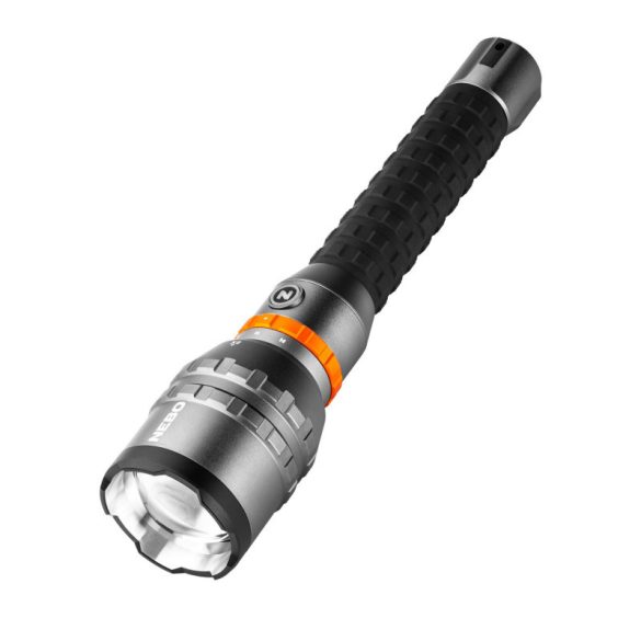 NEBO NEB-FLT-1070-G lanternă, DAVINCI 12000 RC Mag Dial, 12 000 lm - 300 lm, IP67, SPC, STC, zoom 2x, USB-C, încărcător de baterie