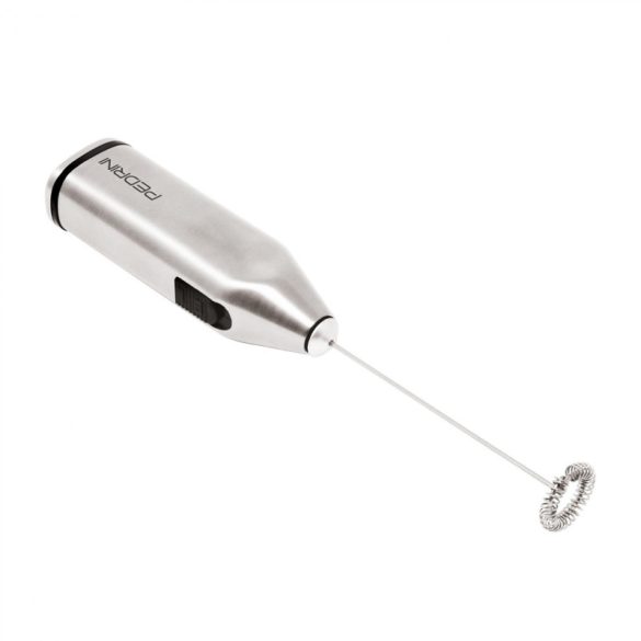 Pedrini GD 160 spumantor de lapte cu baterii, mixer, design metalic