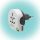 Q2POWER 1.100210 adaptor de călătorie, World to Switzerland USB, țară de plecare: AUS/CHINA, IT, UK, CH, BRAZILIA, SUA, EURO, țară de destinație: C