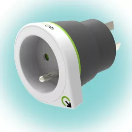   Q2POWER 1.200220 adaptor de călătorie, Franța către Australia, țara de plecare: FR, țara de destinație: AUS/CHI