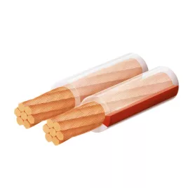   SAL KLS 6T cablu pentru difuzoare, transparent, 2 x 6 mm2, fire de 0,15 mm, 25 m/rolă