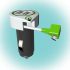 SAL 3.100110 încărcător auto USB, 2 porturi USB, 1 conector micro USB retractabil, 3.1 A total.