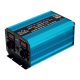 SAL SAIC1000TS convertizor de tensiune, ~1000 W putere nominală, sinus pur, 2 prize cu împământare, sursă de alimentare neîntreruptibilă, U