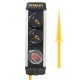 STANLEY SXECCC0LAJE Distribuitor 2-în-1 cu comutator, 5 m, protecție IP44, carcasă din aluminiu, înțepător, utilizabil și în interior, H07RN-F