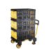 STANLEY SXWTD-FT585 cărucior pliabil, 2 în 1 cărucior, max. 137 kg capacitate, greutate 7,3 kg, transformabil în cărucior de mână