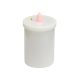 Home CDX 1 lumânare LED, albă, LED pâlpâitor portocaliu, funcționare 60 de zile