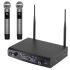 SAL MVN 600 set microfon wireless, reducere digitală a zgomotului, 2x30 canale, ~80 m rază de acțiune, bandă de frecvență UHF