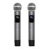 SAL MVN 600 set microfon wireless, reducere digitală a zgomotului, 2x30 canale, ~80 m rază de acțiune, bandă de frecvență UHF