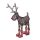 Home KDR 1 Ren LED cu ren, rudolf, 100 LED-uri fixe, IP44, cadru metalic, ratan sintetic, pentru exterior, interior