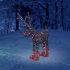 Home KDR 1 Ren LED cu ren, rudolf, 100 LED-uri fixe, IP44, cadru metalic, ratan sintetic, pentru exterior, interior