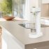 Aparat de sodă Home HGSZG1000, alb/inox, 2300 g, 14 x 41.5 x 25 cm