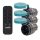 Set priză exterioară controlată de la distanță Home THO2313, IP44, 2300 W, 3 prize + 1 telecomandă, rază 40m